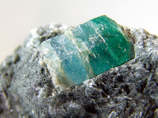 Bi-Colored Beryl Crystal photo image