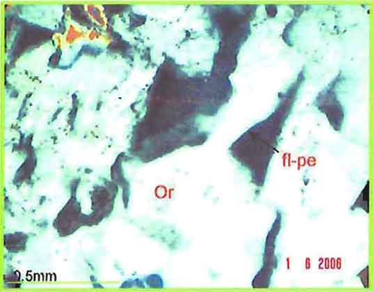 K-Feldspar With Flake Perthite photomicrograph image