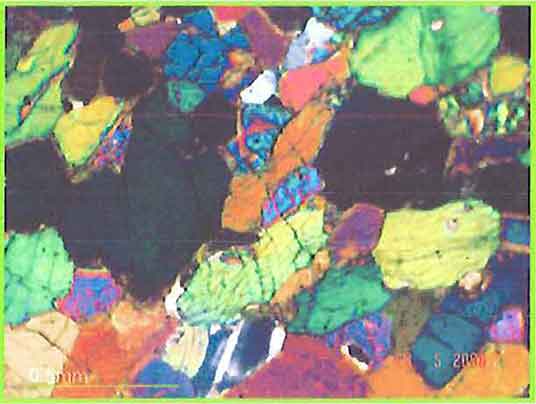 Mineral Constituents Of The Ijolite photomicrograph image
