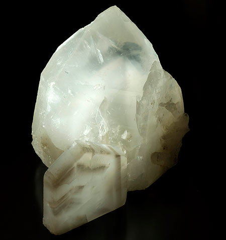 Cat's Eye Quartz Crystal and Slice photo image