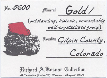 Gold label image