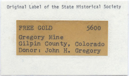 Gold label image