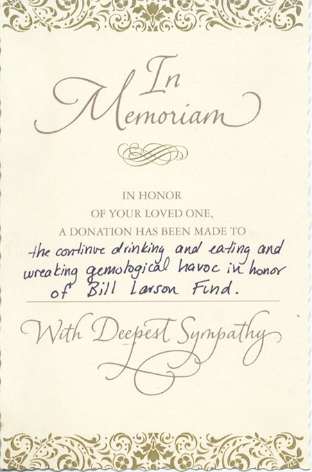 In Memoriam card image