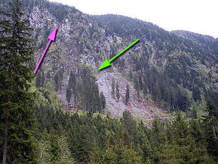 Landslide photo image