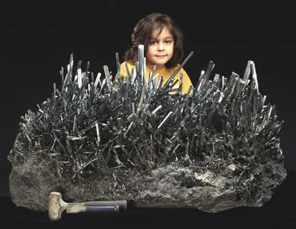 Stibnite Specimen photo image