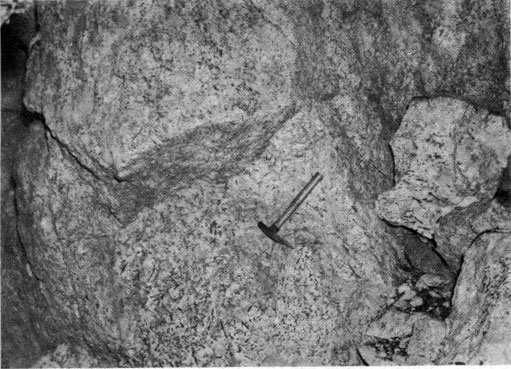 Schorl in Pegmatite photo image